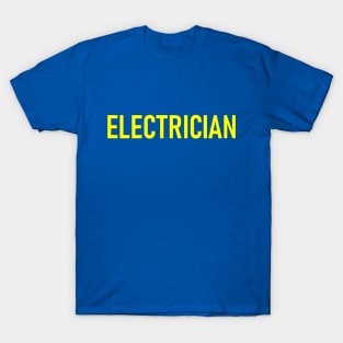 Electrician Job - Yellow T-Shirt